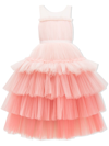 TULLEEN TIERED TULLE MAXI GOWN