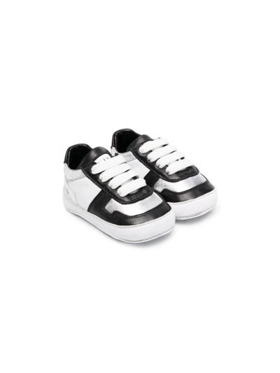 Philipp Plein Babies' Newborn 板鞋 In White