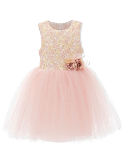 Tulleen Kids' Aldercroft Tulle Gown In Pink