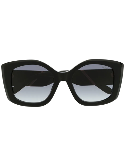 Mulberry Andrea Oversized Square Sunglasses In Black