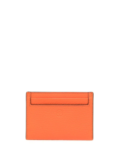 Mulberry Slip Credit Card Holder In Orange