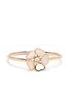 CHOPARD 18KT ROSE GOLD HAPPY HEARTS FLOWER PEARL BANGLE