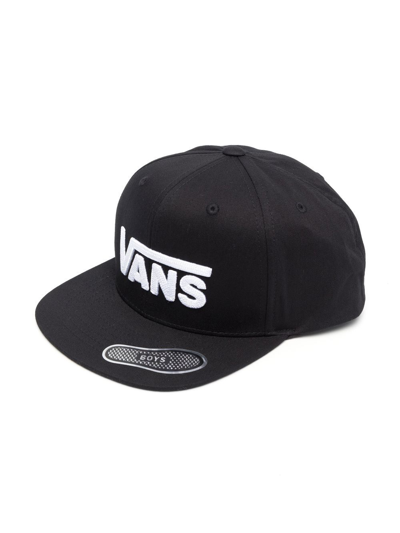 Vans Kids' Logo-embroidered Cap In Black
