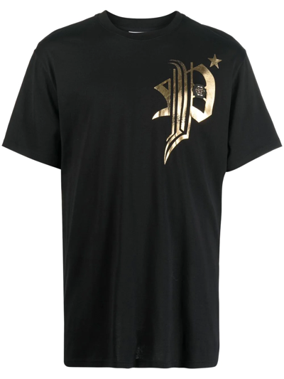 Philipp Plein Tm Logo-print T-shirt In Black