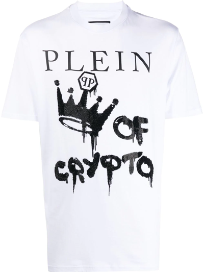 Philipp Plein Graphic-print Short-sleeve T-shirt In White