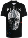 PHILIPP PLEIN SKULL-PRINT SHORT-SLEEVE T-SHIRT