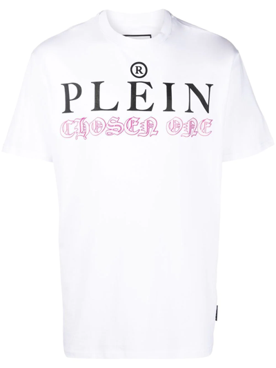 Philipp Plein Logo-print Detail T-shirt In White