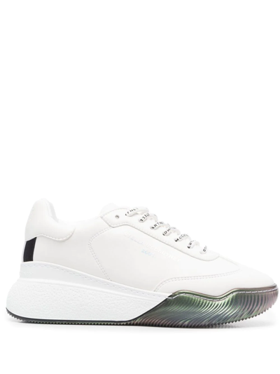 Stella Mccartney Lace-up Low-top Sneakers In White