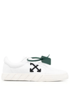 Off-white Low Vulcanized Canvas Sneakers In White