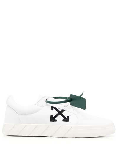 Off-white Low Vulcanized Canvas Trainers In White