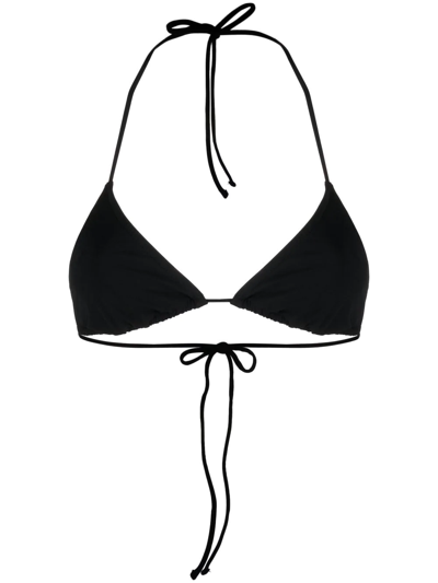 Matteau Graphic-print Triangle-cup Bikini Set In Black
