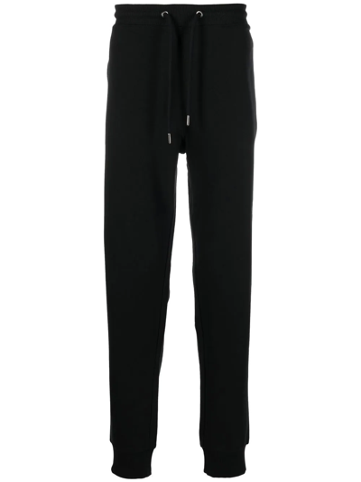 The North Face Embroidered-logo Cotton Track Pants In Black