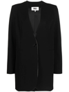 MM6 MAISON MARGIELA RAW-EDGE SINGLE-BREASTED BLAZER