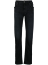 JACOB COHEN LOGO-PATCH STRAIGHT-LEG JEANS