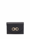 FERRAGAMO GANCINI LEATHER CREDIT CARD CASE