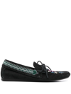 ISABEL MARANT FREEN EMBROIDERED LOAFERS