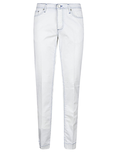 Sartorio Cotton Trousers In White