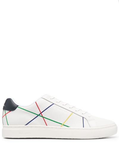 Ps By Paul Smith Colour-block Low-top Sneakers In White
