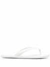 Maison Margiela Split-toe Rubber Flip Flops In White