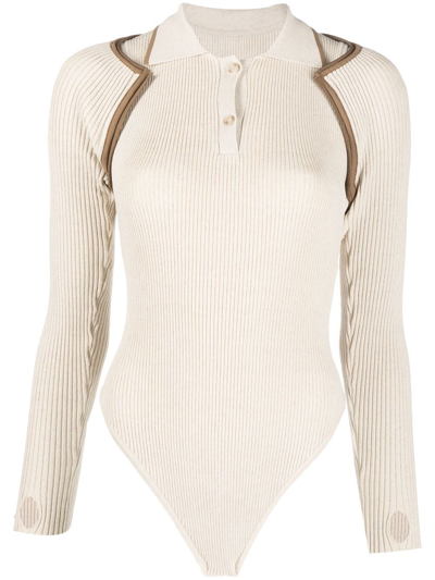 Jacquemus Beige 'le Body Cielo' Bodysuit