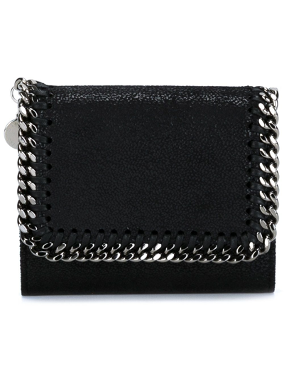 Stella Mccartney Black Small Falabella Wallet