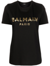 BALMAIN LOGO COTTON T-SHIRT