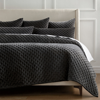 Frontgate Rumi Velvet Bedding In Gray