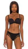 Cosabella Never Say Never Plungie Strapless Bra In Black