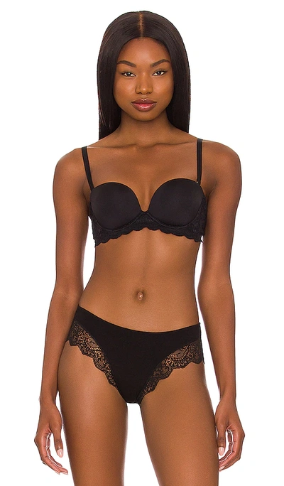 Cosabella Never Say Never Plungie Strapless Bra In Black