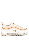 Nike Off-white & Orange Air Max 97 Sneakers In Phantom  Light Curry  Sanddrift  & Black