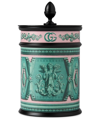 Gucci Mehen Frieze-print Mini Basket Candle In Pink