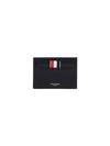 THOM BROWNE MEN'S  BLACK OTHER MATERIALS CARD HOLDER