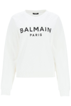 Balmain Sweatshirt With Logo Print In Multi-colored