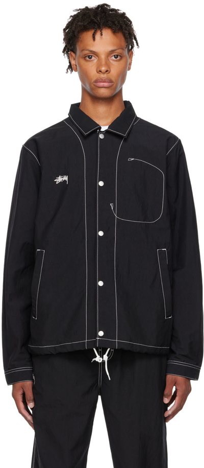 Stussy folsom coach highest jacket navy folsom jacket