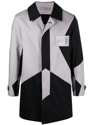 Mackintosh X A-cold-wall* Two-tone Coat In Grey