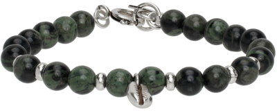 Isabel Marant Green Mr Grigri Bracelet In 67dg Dark Green