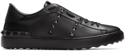 Valentino Garavani Rockstud Sneakers In Black