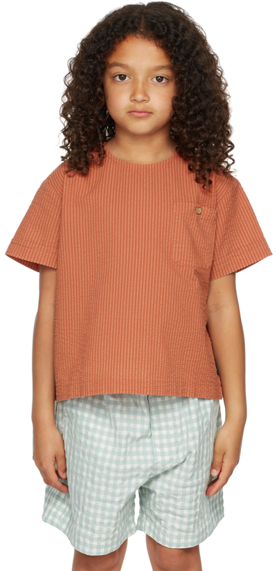 Daily Brat Kids Orange Hudson T-shirt In Summer Cider
