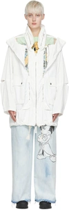Stella Mccartney White Cotton Jacket In 9001 White
