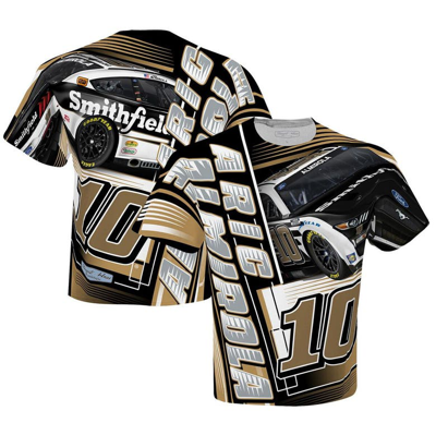 Stewart-haas Racing Team Collection White Aric Almirola Smithfield Sublimated Dynamic Total Print T-