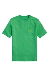 Vineyard Vines Boys' Glow In The Dark Vintage Whale Pocket Tee - Little Kid, Big Kid In Neon Parrot Green