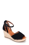 Gentle Souls Signature Charli X Wedge Sandal In Black