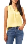 VINCE CAMUTO RUMPLED SATIN BLOUSE