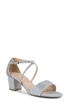 Paradox London Pink Ines Block Heel Sandal In Silver