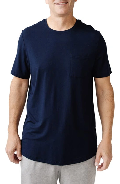 Cozy Earth Ultrasoft T-shirt In Navy