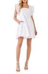 English Factory Cotton Minidress In White