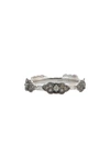 Armenta New World Scrollwork Diamond Sterling Silver Stackable Ring In Silver