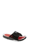Jordan Hydro Xi Retro Slide Sandal In Black/ Varsity Red/ White