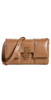 Demellier Midi Alexandria Bag In Deep Toffee