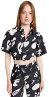 FRAME CROPPED TWIST FRONT SHIRT